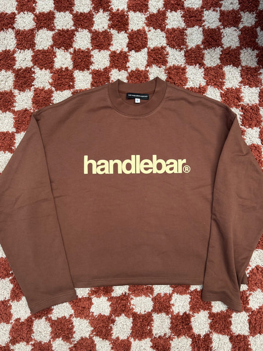 Brown Cropped Sweatshirt